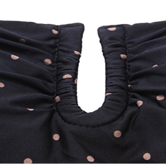 One Piece Bandeau Swimsuit W/Removable Strap - Picture 3 of 9